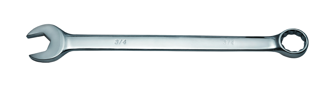 Extra-Long Combination Wrench with V-Groove