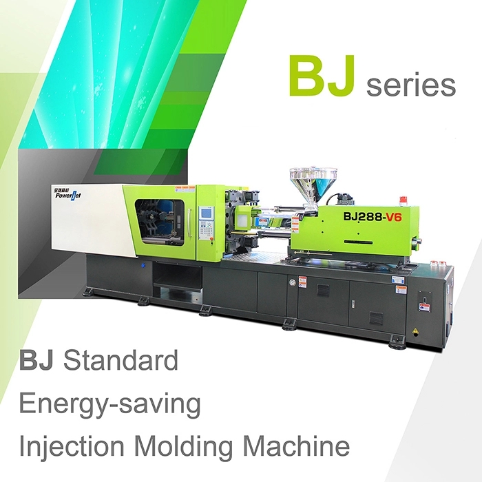 High-performance injection molding machine view