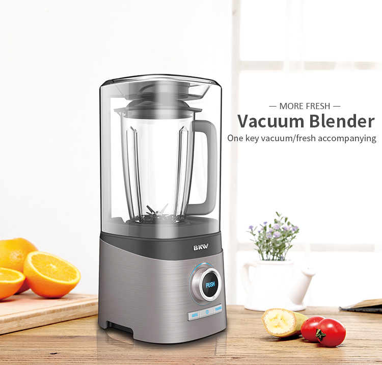 Vacuum blender appliance on a kitchen counter