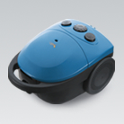 Blue Canister Vacuum Cleaner for Household Cleaning