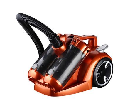 Canister Vacuum Cleaner with Dual-Cyclone System