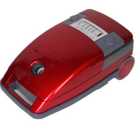 Red Canister Vacuum Cleaner for Household Use