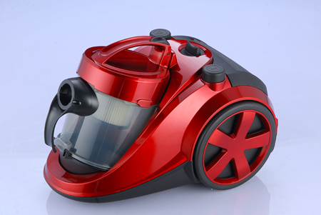 Canister Vacuum Cleaner with Transparent Dust Container