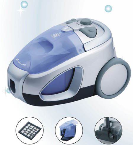 Canister Vacuum Cleaner with Variable Power
