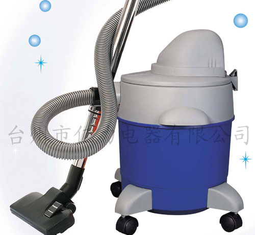 Cylindrical Vacuum Cleaner with Hose