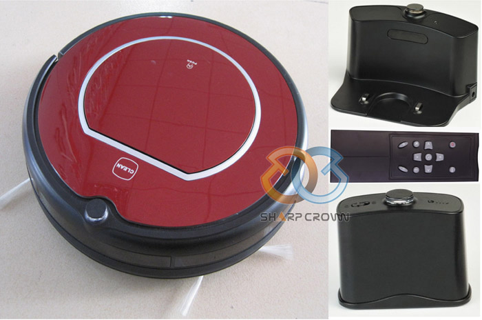 Robotic Vacuum Cleaner Set with Dock and Water Tank