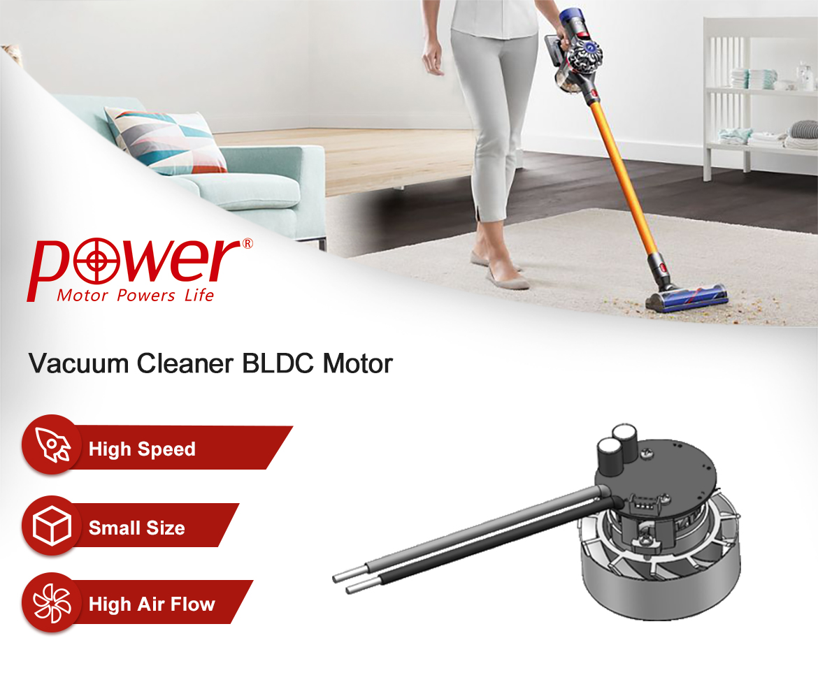 High-Speed BLDC Motor for Vacuum Cleaners