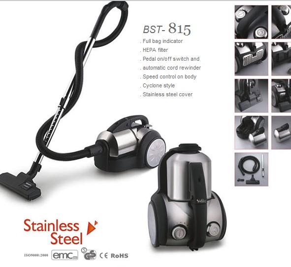 Canister Vacuum Cleaner with HEPA Filter