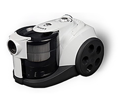 Bagless Cylinder Vacuum Cleaner with HEPA Filter