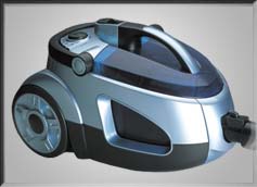 Canister Vacuum Cleaner with HEPA Filter