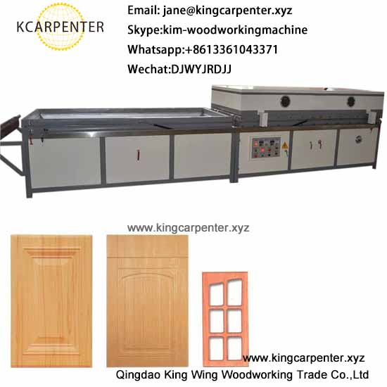 Vacuum Membrane Press Machine for PVC door skin - Image 2