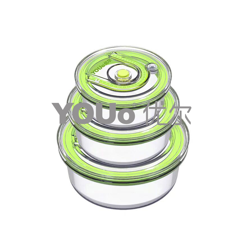 Glass Vacuum Food Storage Container Set
