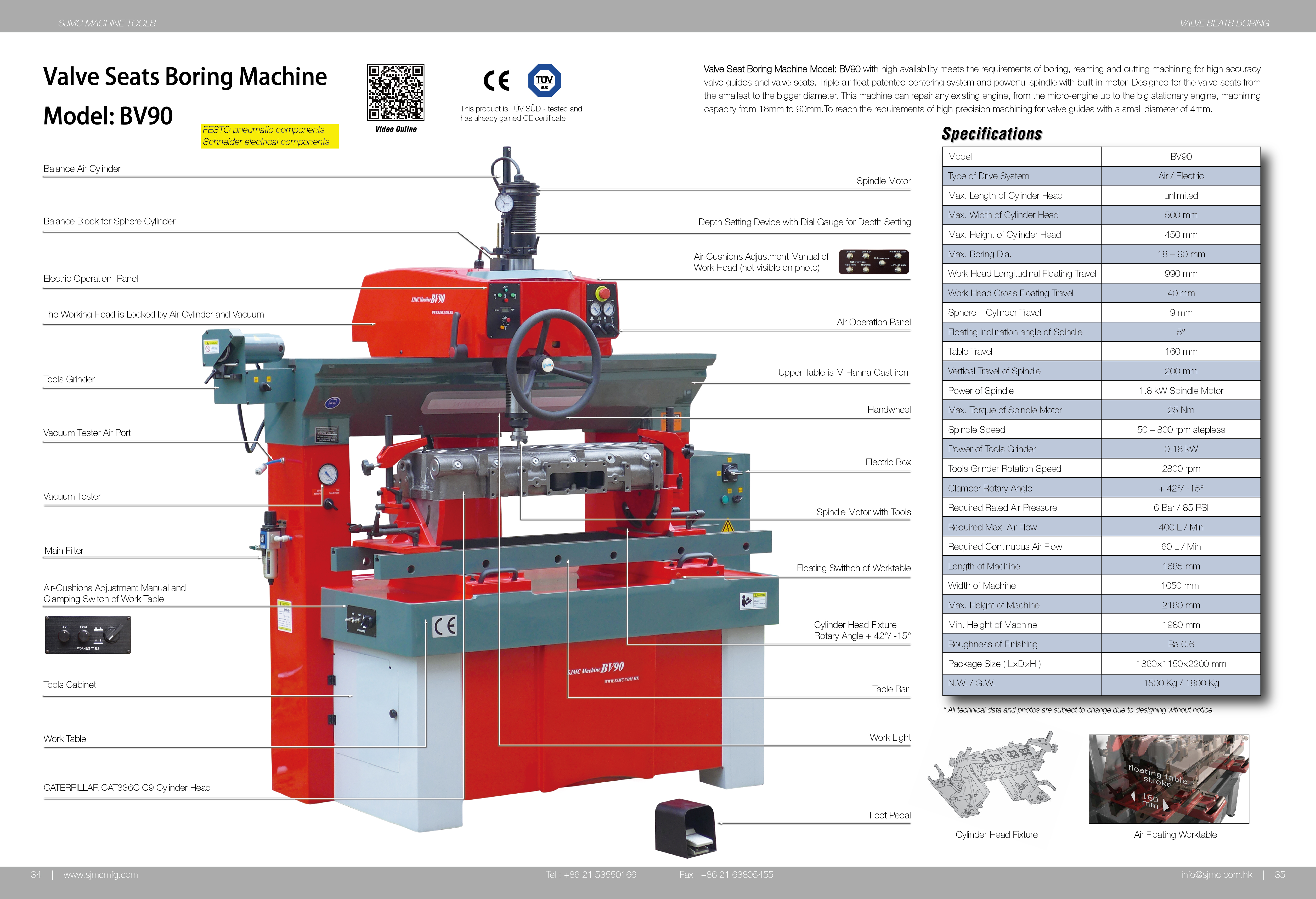 Valve Seat Boring Machine