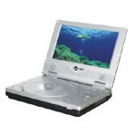 Portable DVD and VCD Player with Integrated Screen