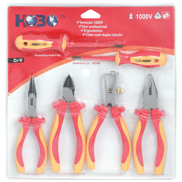 VDE INSULATION PLIERS &SCREWDRIVERS 6PCS SET 1000V - Image 2