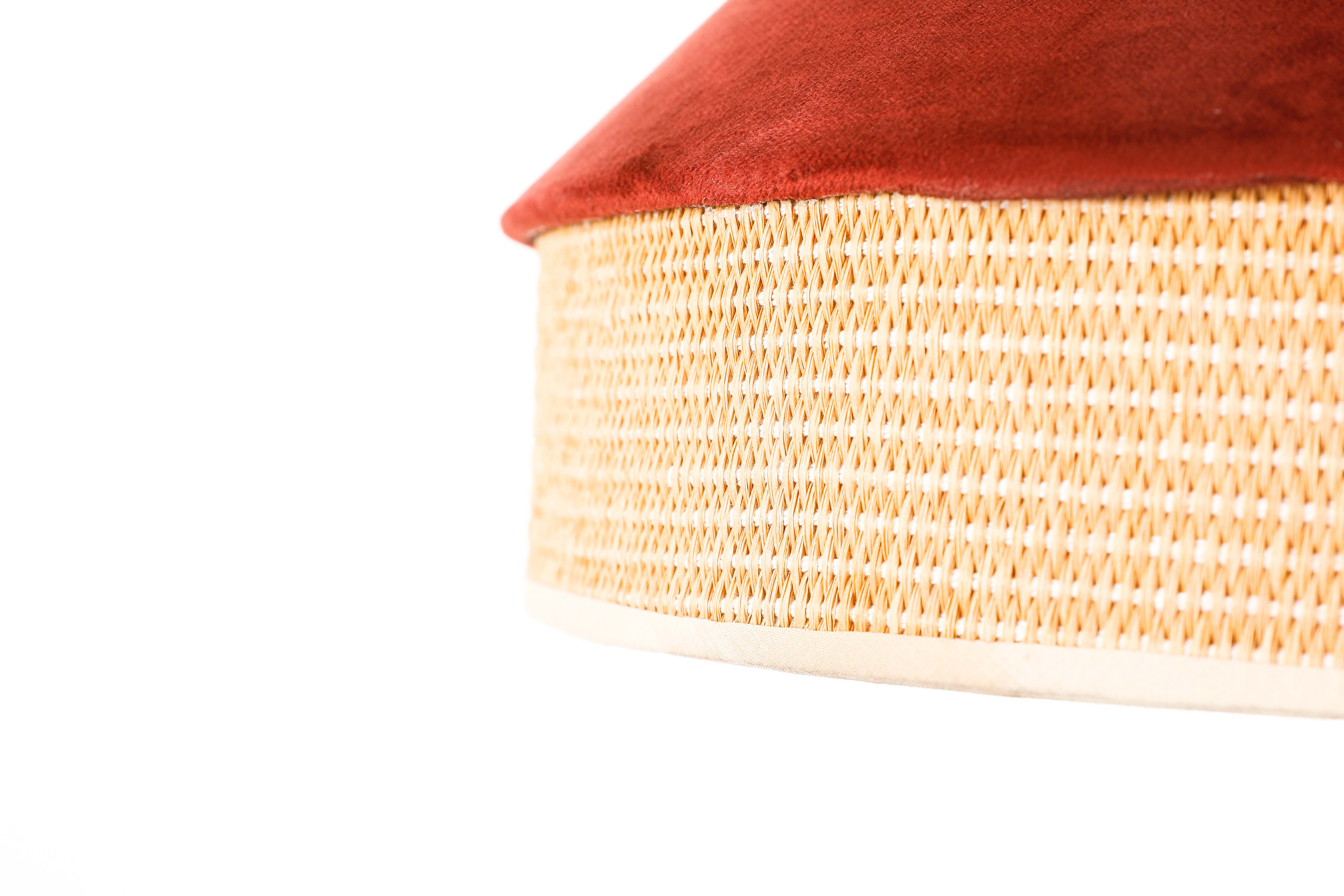 Velvet Braid Lamp Shade