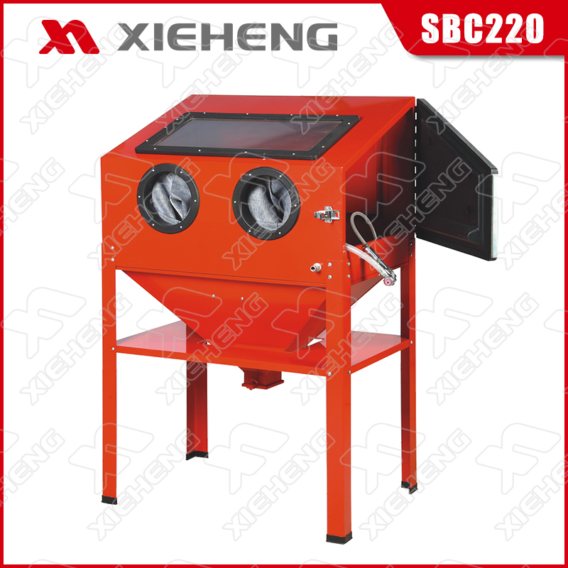 Vertical Sandblast Cabinet for Surface Preparation