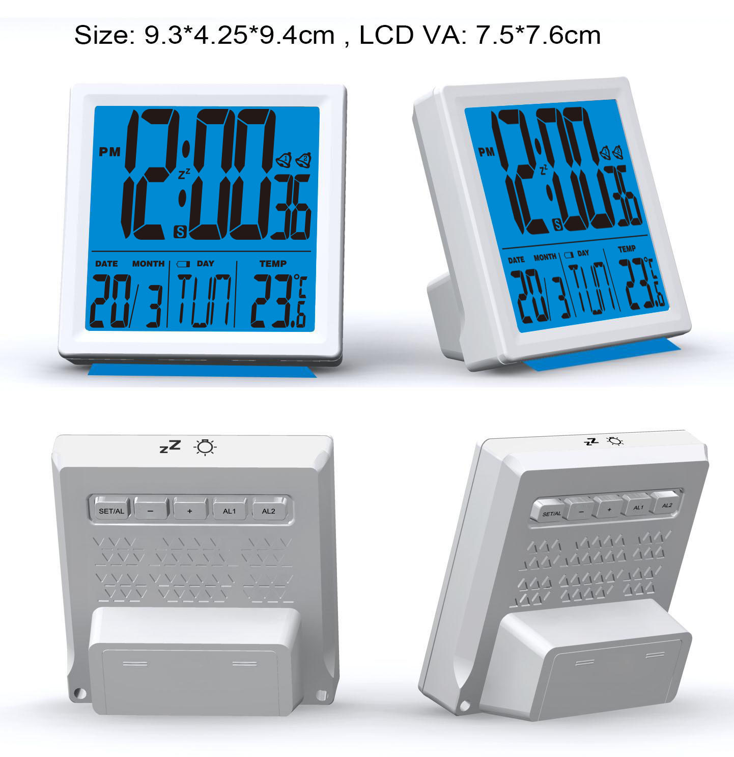 VGW-532 digital alarm clock - Image 2