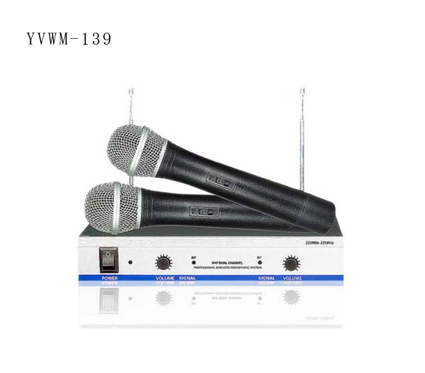 Dual Channel VHF Wireless Microphone System