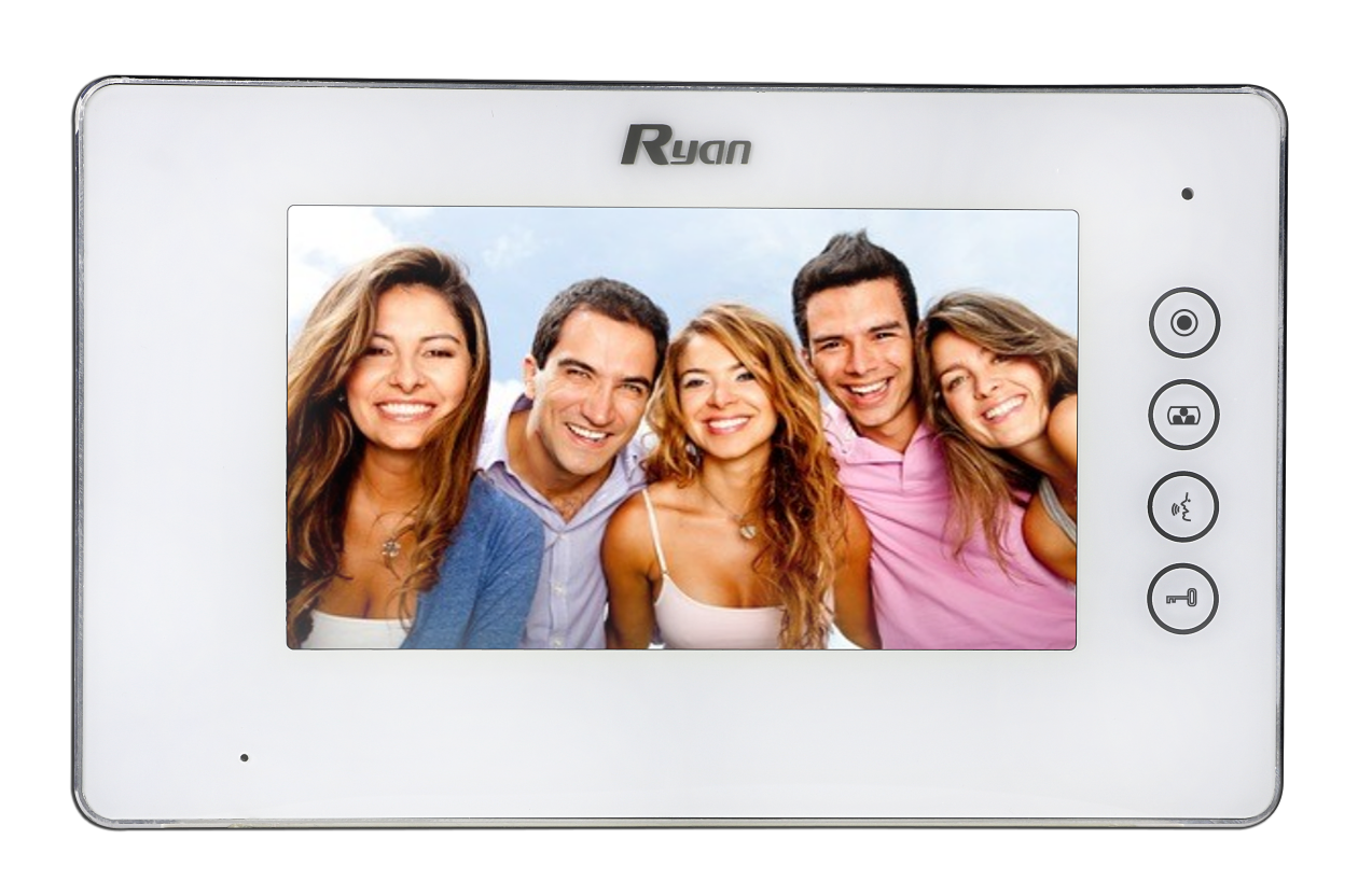 Video Door Phone Indoor Monitor with 7-inch LCD