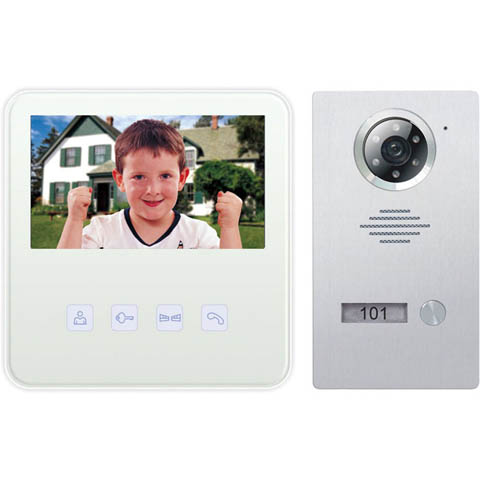 Video Door Phone Kit with Keypad