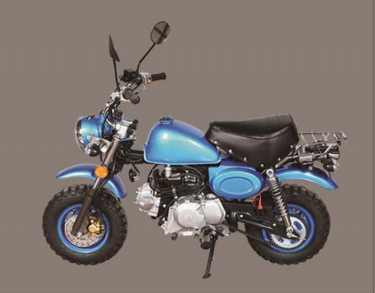 Blue Vintage Style Mini Motorcycle