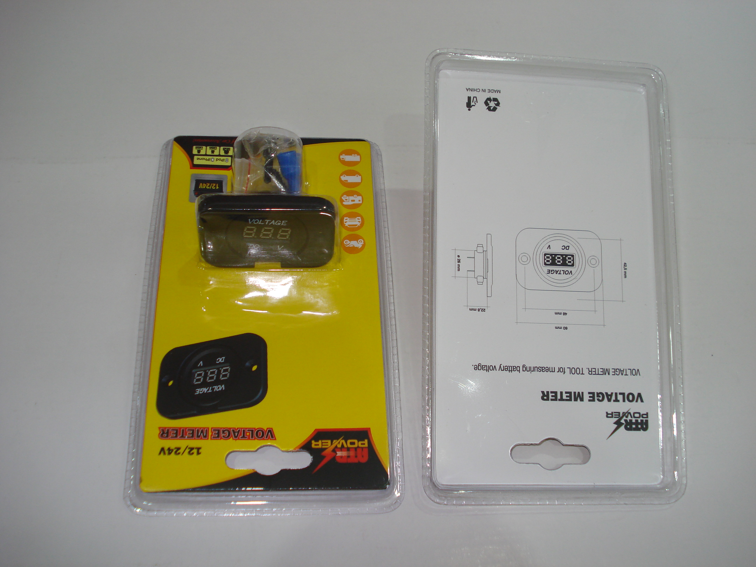 Digital Battery Voltage Meter