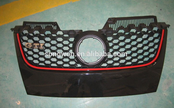 Honeycomb Mesh Front Grille for VW Golf 5 GTI (2005-2010)