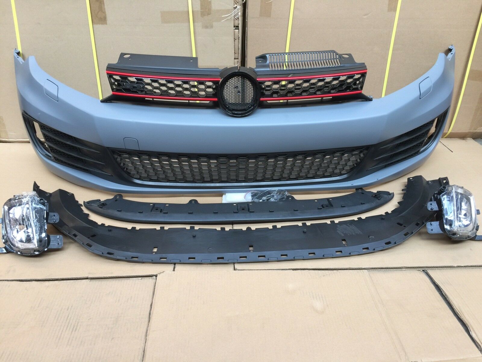 Complete Front Bumper Assembly for VW Golf 6 GTI (2008-2012)