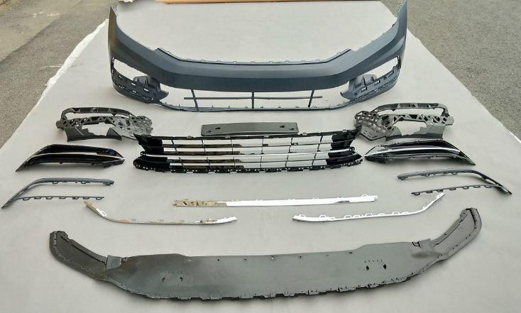 Complete Front Bumper Assembly for VW Passat B8 R-Line (2016)