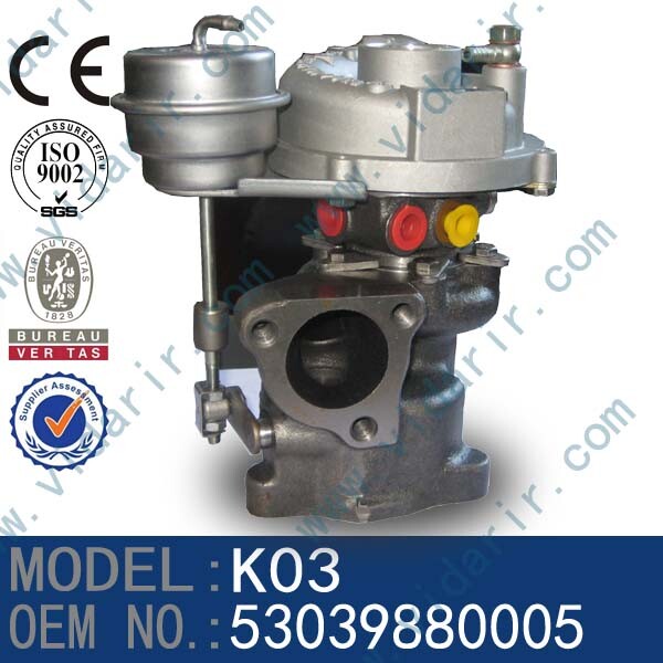 K03 Turbocharger for Vehicle Engines