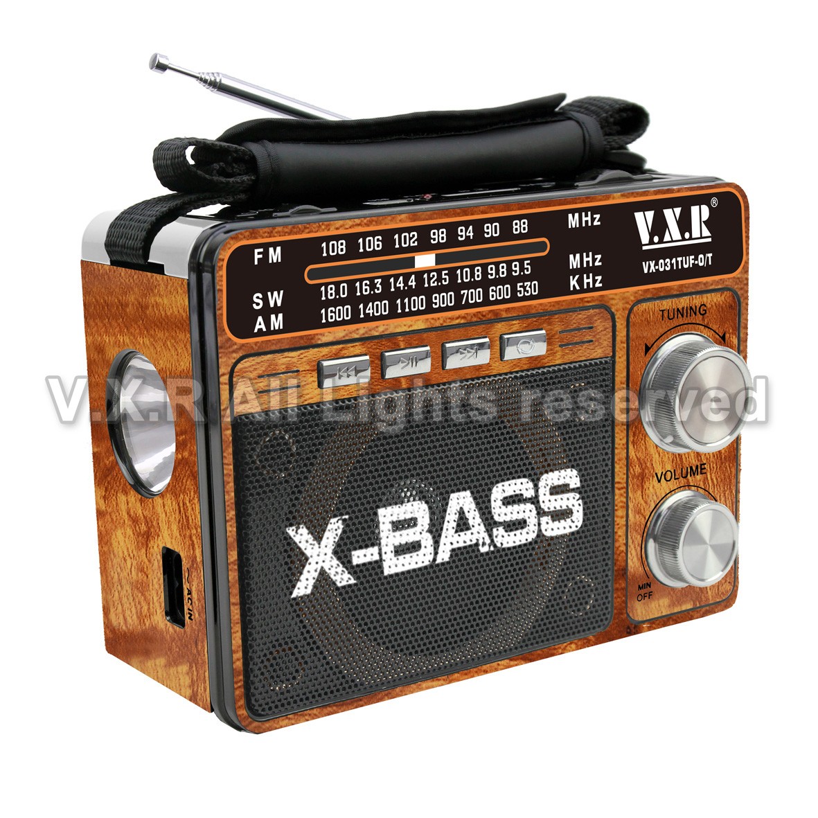 Portable AM/FM/SW Radio with MP3 Player