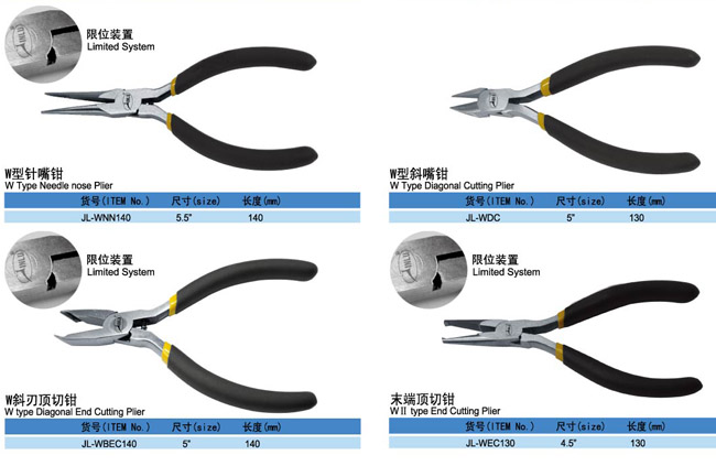 W Type Pliers Set