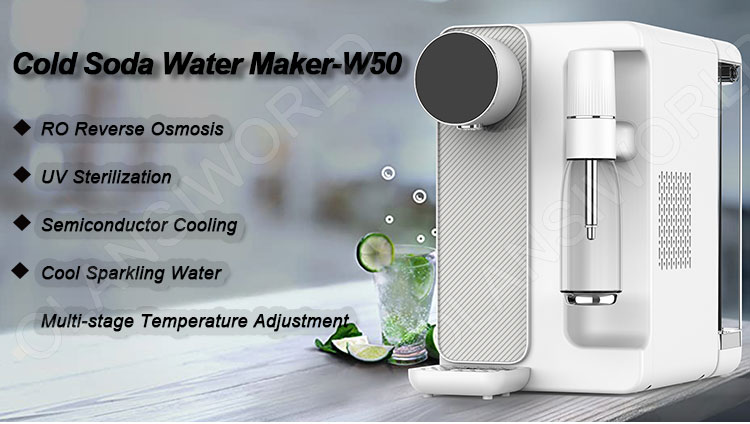Tabletop water dispenser interface and core features