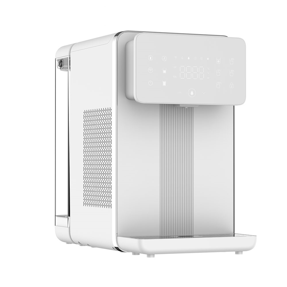 W51C UV Sterilizer Water Purifier Desktop RO Water Filter Dispensers with Refrigerator - Image 2