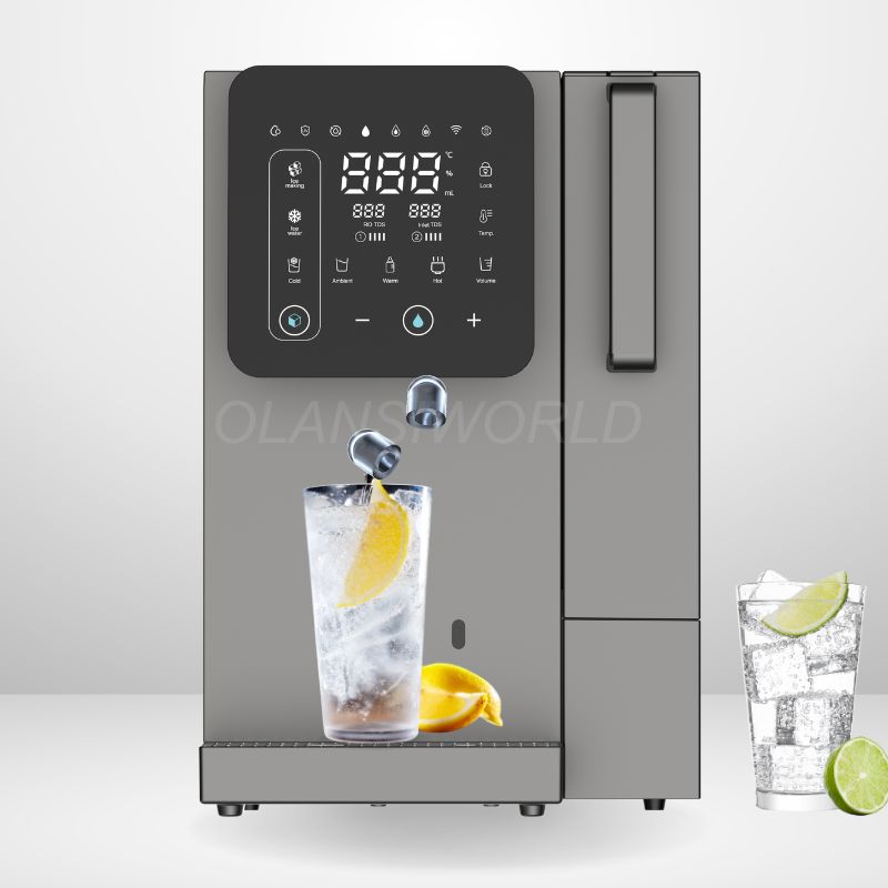 W90 Electric Portable Counter Top Hot Cold Chill Water Dispenser with Ice Nugget Maker - Image 3