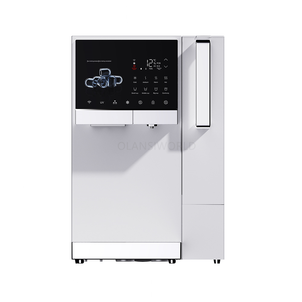Electric Countertop Water Dispenser with Ice Maker