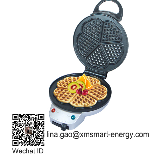 Heart-Shaped Electric Waffle Maker