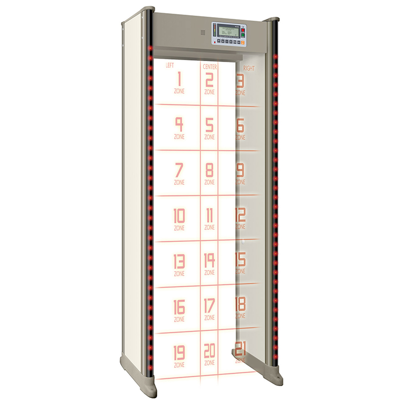 Multi-Zone Walk-Through Metal Detector