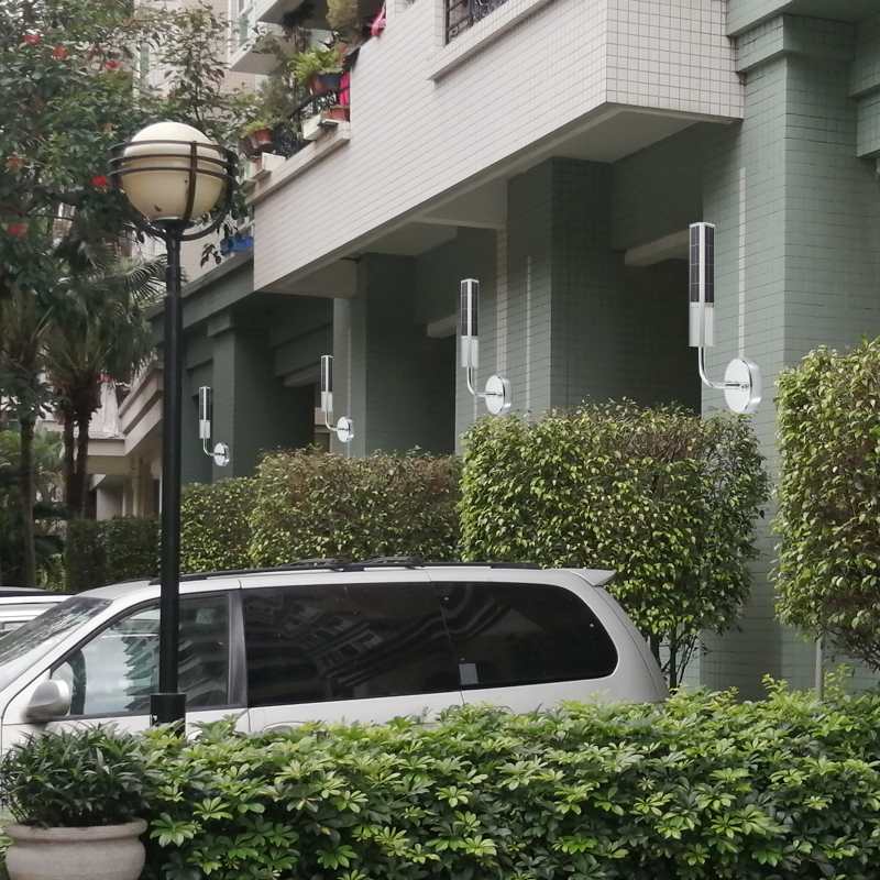 Solar Powered LED Outdoor Wall Light