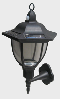 Solar Powered Outdoor Wall Light with Motion Sensor
