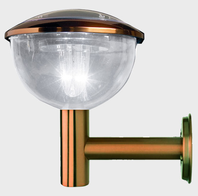 Hemispherical Lens Wall Light
