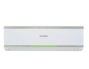 Interior view of DC inverter air conditioner components