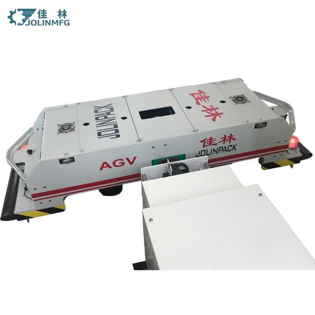 Warehouse robot Automatic Guided Vehicle magnetic robot AGV robot material handling Trolle - Image 3