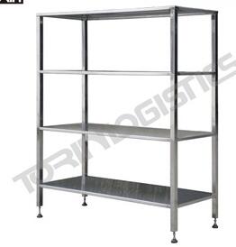 Four-Level Warehouse Shelving Rack