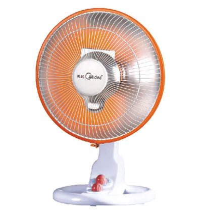 Electric Space Heater with Circular Heating Element
