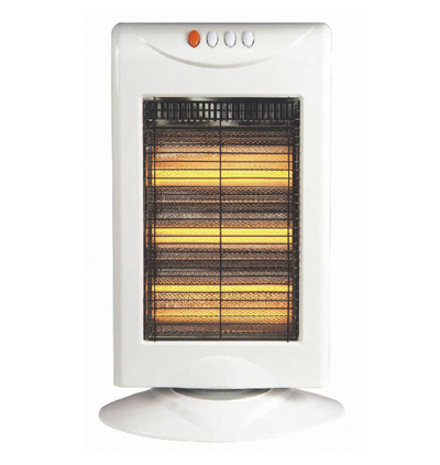 Rotating Space Heater with Protective Grille