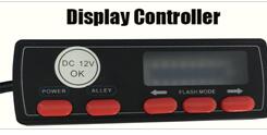 Vehicle warning light controller display