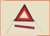 Foldable Reflective Warning Triangle for Roadside Safety