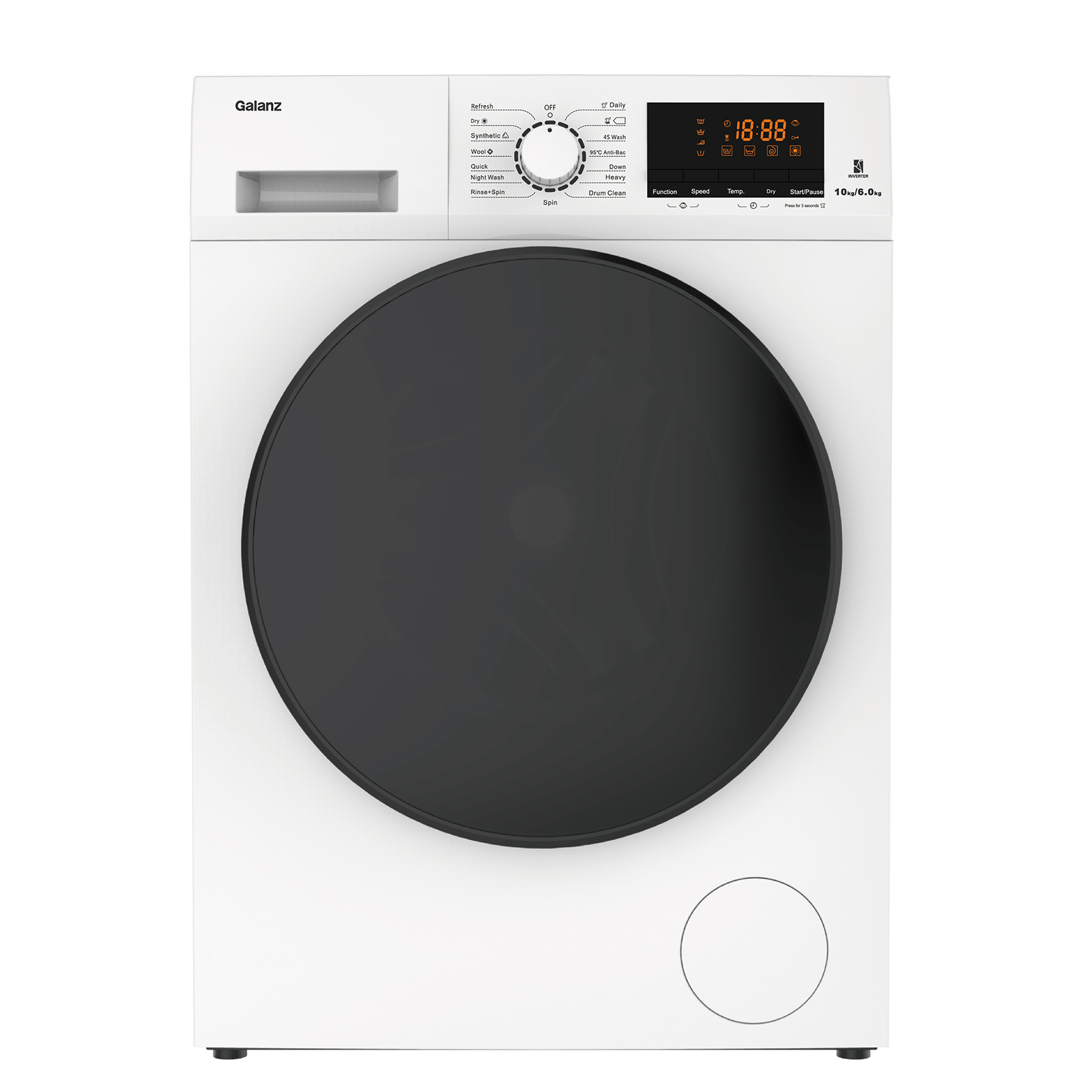 10kg Washer Dryer with Multiple Wash Programs